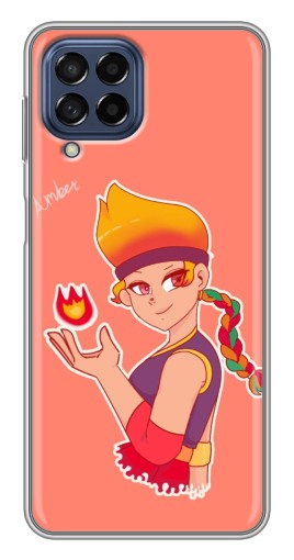 Чехол с печатью "Amber с огоньком" для Samsung Galaxy M53 (5G) (M536B)