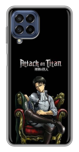 Силиконовый чехол с изображением "Атака на Титанов" для Samsung Galaxy M53 (5G) (M536B)