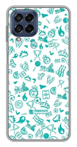 Чехол с печатью "Атрибутика Real Madrid" для Samsung Galaxy M53 (5G) (M536B)