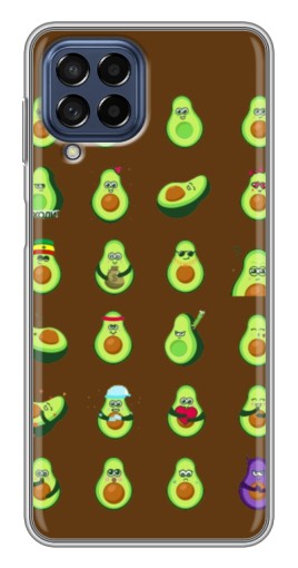 Силиконовый чехол с изображением "Авокадики" для Samsung Galaxy M53 (5G) (M536B)