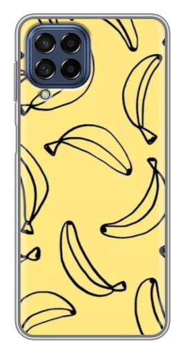 Чехол с принтом "Бананчики" для Samsung Galaxy M53 (5G) (M536B)