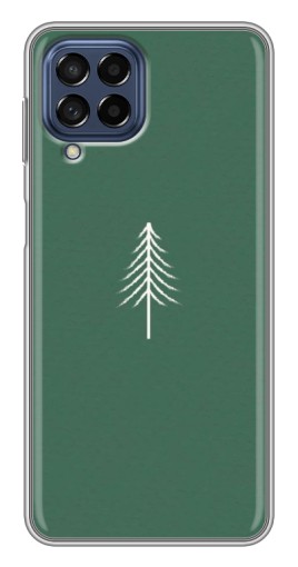 Чехол с картинкой "Белая елка" для Samsung Galaxy M53 (5G) (M536B)