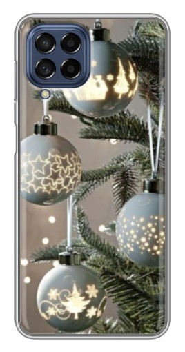 Чехол с картинкой "Белые шары " для Samsung Galaxy M53 (5G) (M536B)