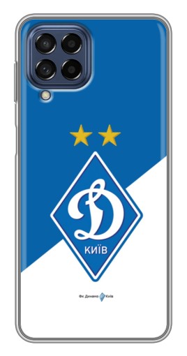 Чехол с принтом "Бело-синий Динамо" для Samsung Galaxy M53 (5G) (M536B)