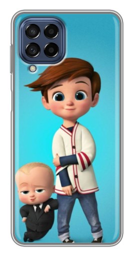 Силиконовый чехол с изображением "Boss and Boy" для Samsung Galaxy M53 (5G) (M536B)