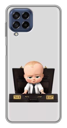 Чехол с картинкой "Босс с чемоданом" для Samsung Galaxy M53 (5G) (M536B)