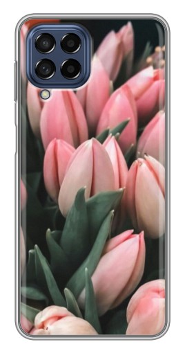 Чехол с картинкой "Букет тюльпанов" для Samsung Galaxy M53 (5G) (M536B)