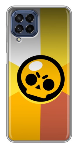 Чехол с картинкой "Череп Бравл Старс" для Samsung Galaxy M53 (5G) (M536B)
