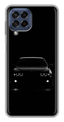 Силиконовый чехол с изображением "Черный бумер" для Samsung Galaxy M53 (5G) (M536B)