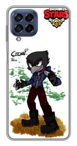Чехол с печатью "Crow" для Samsung Galaxy M53 (5G) (M536B)