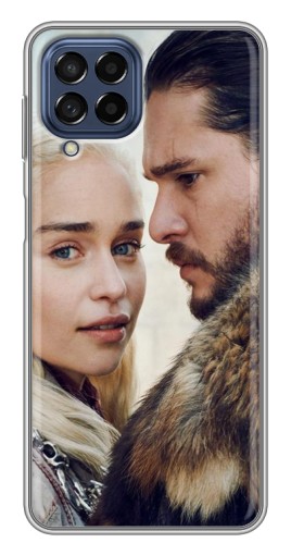 Силиконовый чехол с изображением "Дейнерис и Сноу" для Samsung Galaxy M53 (5G) (M536B)