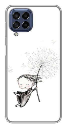 Чехол с картинкой "Девочка с одуванчиком" для Samsung Galaxy M53 (5G) (M536B)