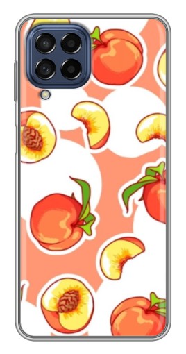 Чехол с печатью "Дольки персиков" для Samsung Galaxy M53 (5G) (M536B)