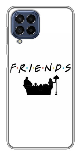 Чехол с печатью "Друзья на диване" для Samsung Galaxy M53 (5G) (M536B)