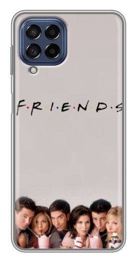 Силиконовый чехол с изображением "Друзья первый сезон" для Samsung Galaxy M53 (5G) (M536B)