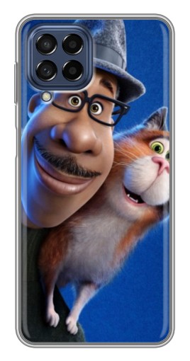 Чехол с принтом "Джо и кот" для Samsung Galaxy M53 (5G) (M536B)