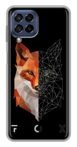 Силиконовый чехол с изображением "Fox" для Samsung Galaxy M53 (5G) (M536B)