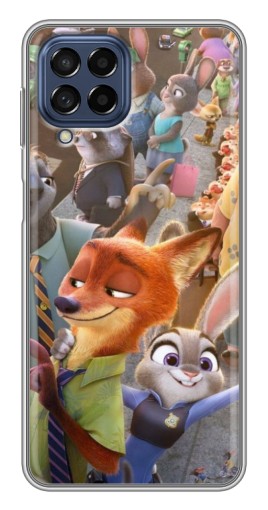 Чехол с печатью "Герои Зверополис" для Samsung Galaxy M53 (5G) (M536B)