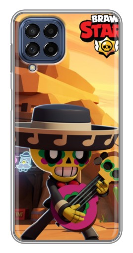 Чехол с принтом "Гитарист Poco" для Samsung Galaxy M53 (5G) (M536B)