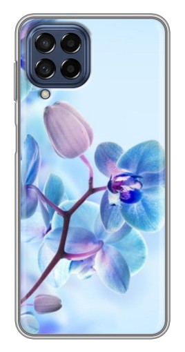 Чехол с картинкой "Голубые орхидеи" для Samsung Galaxy M53 (5G) (M536B)