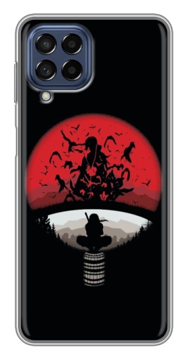Чехол с печатью "Итачи на черном" для Samsung Galaxy M53 (5G) (M536B)