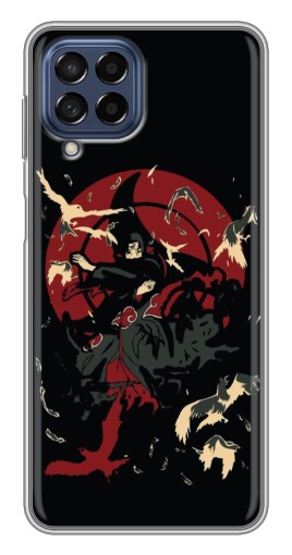Чехол с картинкой "Итачи с воронами" для Samsung Galaxy M53 (5G) (M536B)