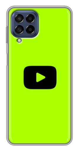 Чехол с принтом "Кнопка Ютуба" для Samsung Galaxy M53 (5G) (M536B)