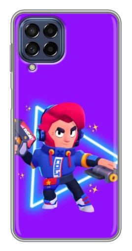 Силиконовый чехол с изображением "Кольт в наушниках" для Samsung Galaxy M53 (5G) (M536B)