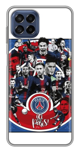 Чехол с принтом "Команда PSG" для Samsung Galaxy M53 (5G) (M536B)