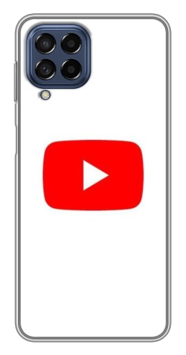 Силиконовый чехол с изображением "Красная кнопка" для Samsung Galaxy M53 (5G) (M536B)