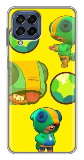 Чехол с картинкой "Кристалл и Леон" для Samsung Galaxy M53 (5G) (M536B)