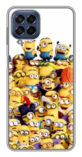 Силиконовый чехол с изображением "Куча миньонов" для Samsung Galaxy M53 (5G) (M536B)