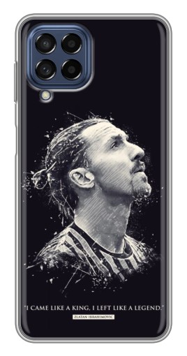 Силиконовый чехол с изображением "Легенда Ибрагимович" для Samsung Galaxy M53 (5G) (M536B)