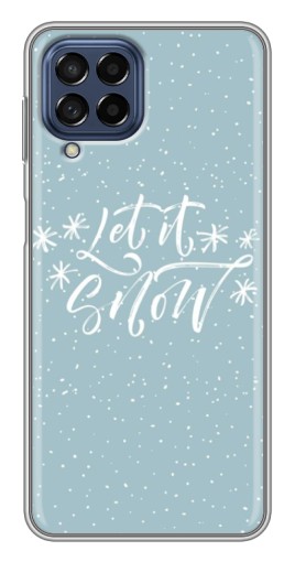 Чехол с картинкой "Let it Snow" для Samsung Galaxy M53 (5G) (M536B)