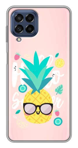 Чехол с картинкой "Летний ананас" для Samsung Galaxy M53 (5G) (M536B)