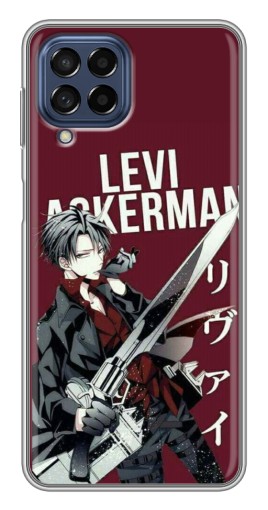 Чехол с картинкой "levi Ackerman" для Samsung Galaxy M53 (5G) (M536B)