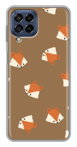 Чехол с печатью "Лисёнки" для Samsung Galaxy M53 (5G) (M536B)
