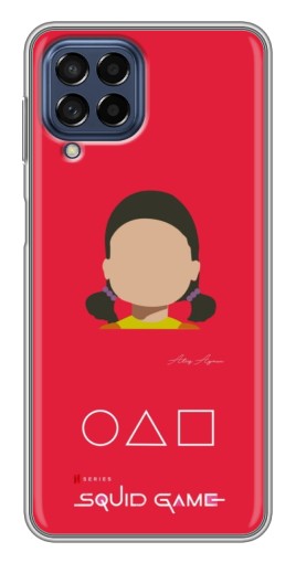 Силиконовый чехол с изображением "Лицо куклы" для Samsung Galaxy M53 (5G) (M536B)