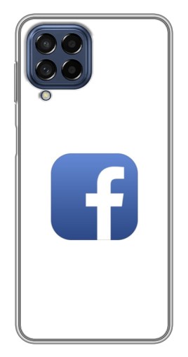 Чехол с принтом "Лого Фейсбук" для Samsung Galaxy M53 (5G) (M536B)