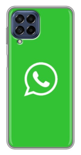 Чехол с печатью "Лого Вацап" для Samsung Galaxy M53 (5G) (M536B)