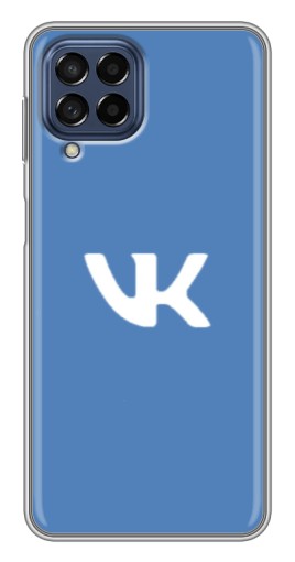 Силиконовый чехол с изображением "Лого ВК" для Samsung Galaxy M53 (5G) (M536B)