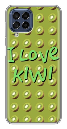 Силиконовый чехол с изображением "Love Kiwi" для Samsung Galaxy M53 (5G) (M536B)