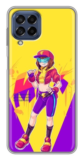 Силиконовый чехол с изображением "Макс Бравл Старс" для Samsung Galaxy M53 (5G) (M536B)