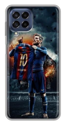 Силиконовый чехол с изображением "Месси с футболкой" для Samsung Galaxy M53 (5G) (M536B)