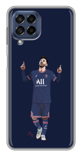 Чехол с печатью "Месси в ПСЖ" для Samsung Galaxy M53 (5G) (M536B)