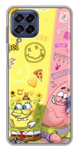 Чехол с печатью "Модный разговор" для Samsung Galaxy M53 (5G) (M536B)