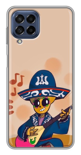 Чехол с печатью "Музыкант Poco" для Samsung Galaxy M53 (5G) (M536B)