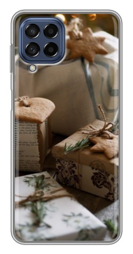 Силиконовый чехол с изображением "Нежные подарки" для Samsung Galaxy M53 (5G) (M536B)