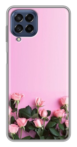 Чехол с принтом "Нежные розы" для Samsung Galaxy M53 (5G) (M536B)