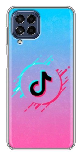 Чехол с картинкой "Нота ТикТок" для Samsung Galaxy M53 (5G) (M536B)